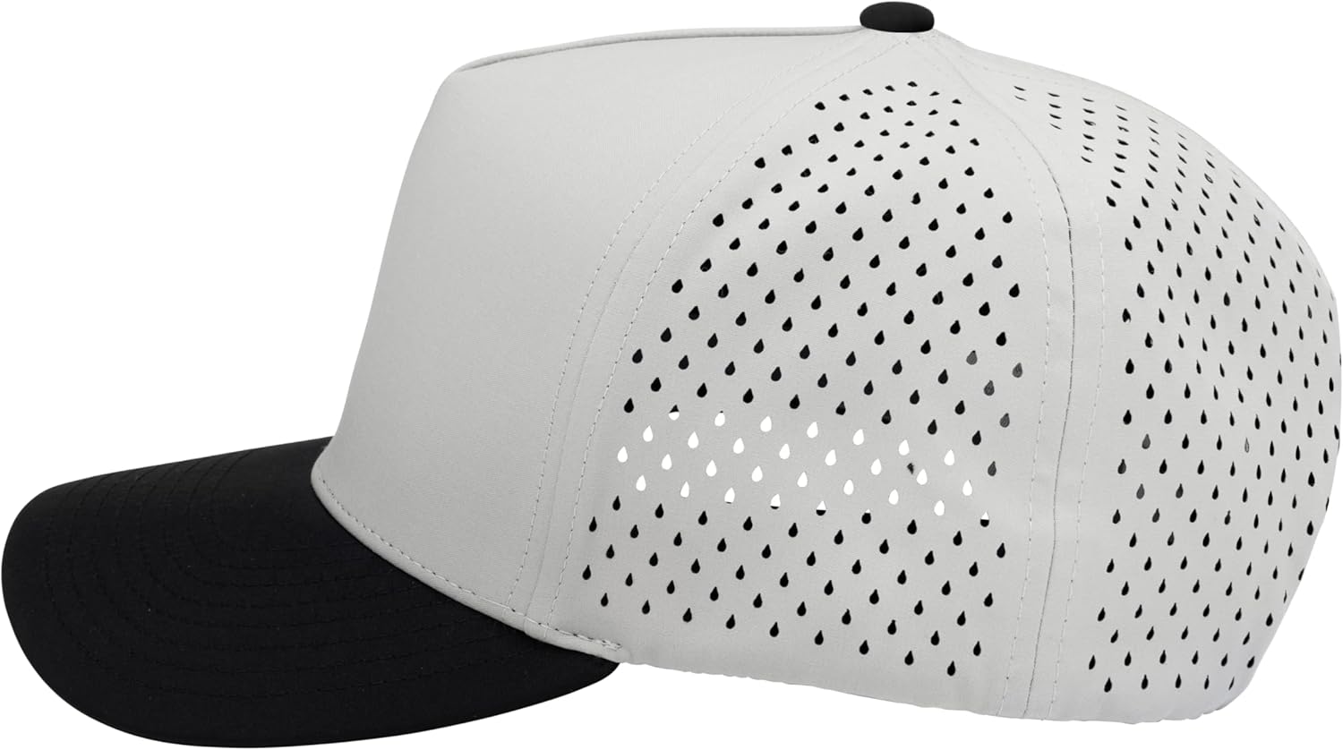 Glendora 5‑Panel High‑Crown Snapback Hat – Lightweight Mesh Back, Flat Brim, Adjustable, Stylish Unisex Hat