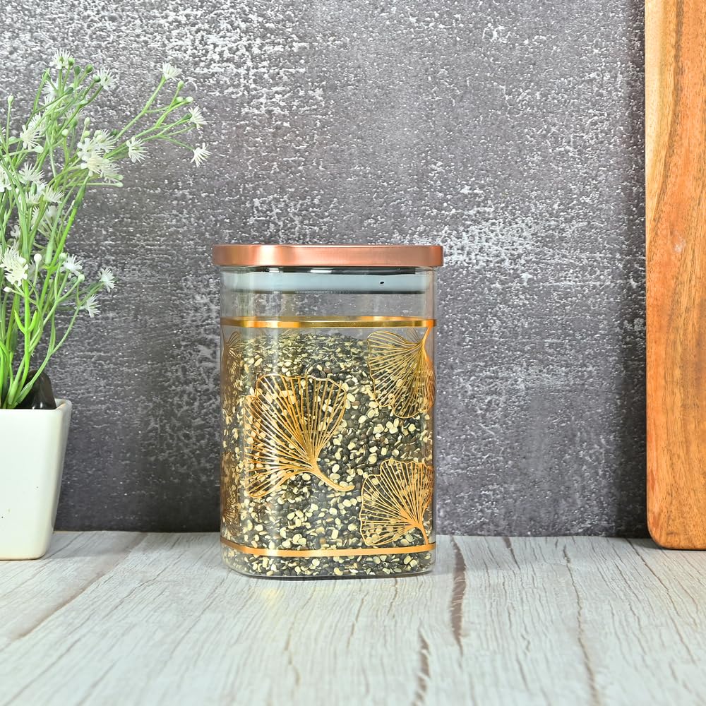 See full amazon price history chart for Femora Borosilicate Glass Square Jar, Kitchen Storage Jar, Square Gold Print Jars, Airtight Steel Lid, 1100 ML, Pack of 1 Femora Borosilicate Glass Square Jar, Kitchen Storage Jar, Square Gold Print Jars, Airtight Steel Lid, 1100 ML, Pack of 1 (B0D1Y9K857) Amazon Price History, Amazon Price Tracker