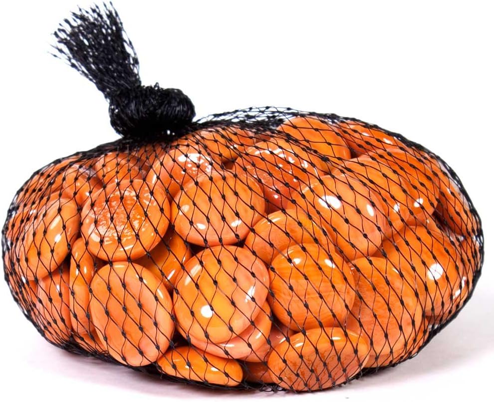 Gemnique Glass Gems, Electric Orange