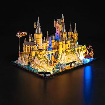 VONADO LED Light Kit for LEGO Hogwarts Castle and Grounds 76419, Creative Lighting Set Accessories Compatible with LEGO 76419 for Fans Lights Only, No Models