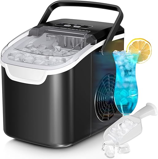 Antarctic Star Countertop Ice Maker Machine, 8 Ice…