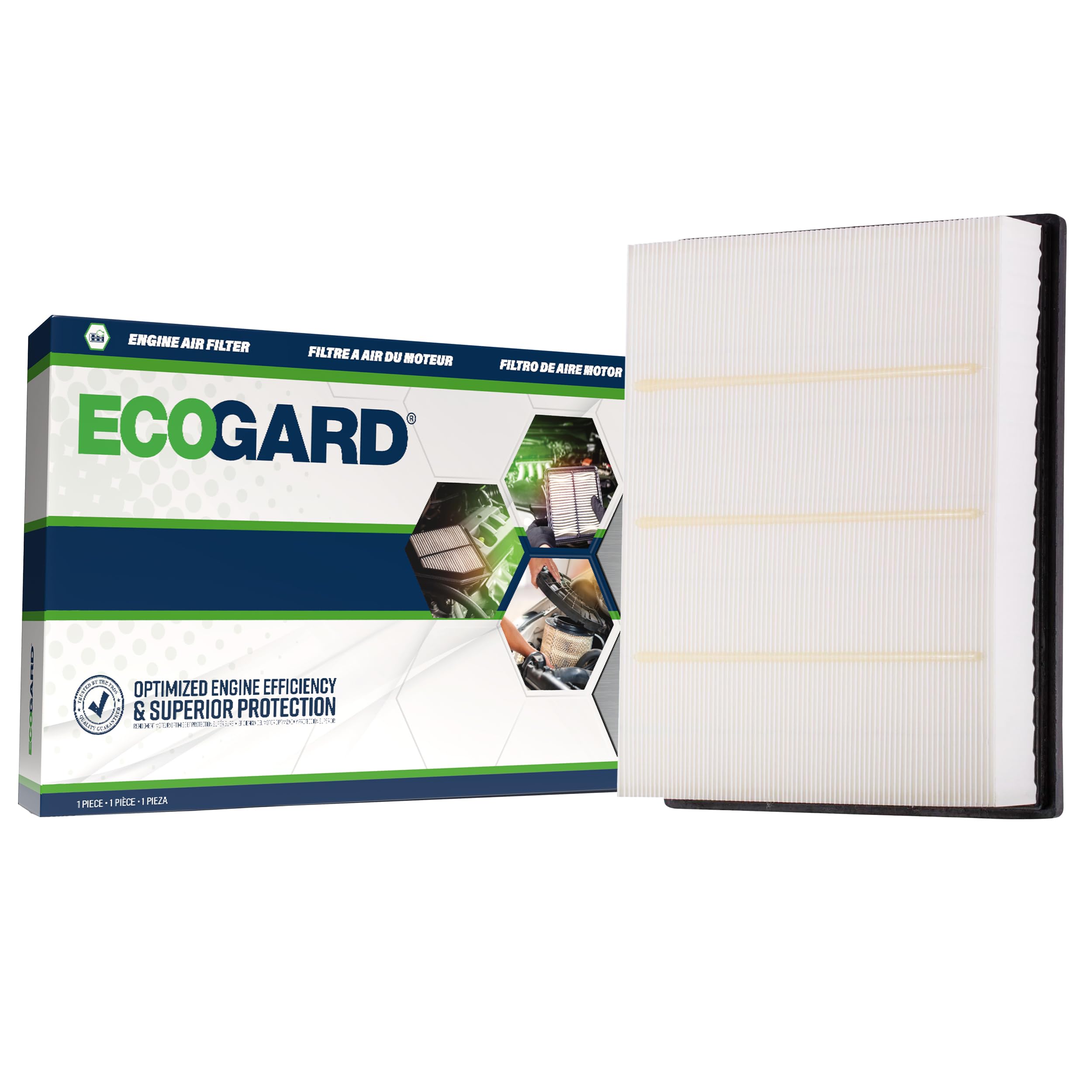 Ecogard xa5315 premium engine air filter fits chevrolet silverado 1500 5.3l 1999-2018, tahoe 5.3l 2000-2020, silverado 2500 hd 6.0l 2001-2019, silverado 1500 4.8l 1999-2013