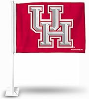 Vista 49 de Rico Industries Bandera de coche de doble cara de la NCAA, gran accesorio para automóvil