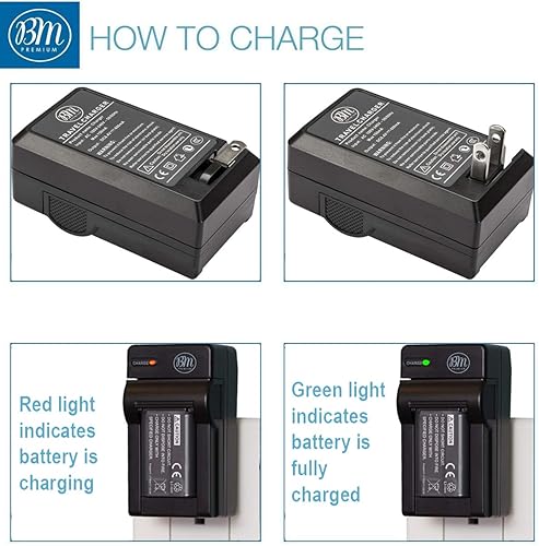 Miniatura 4 de BM 2 EN-EL19 Baterías y cargador para Nikon Coolpix A300, W100, W150, S33, S100, S3100, S3200, S3300, S3500, S3600, S3700, S4100, S4200, S4333 00,