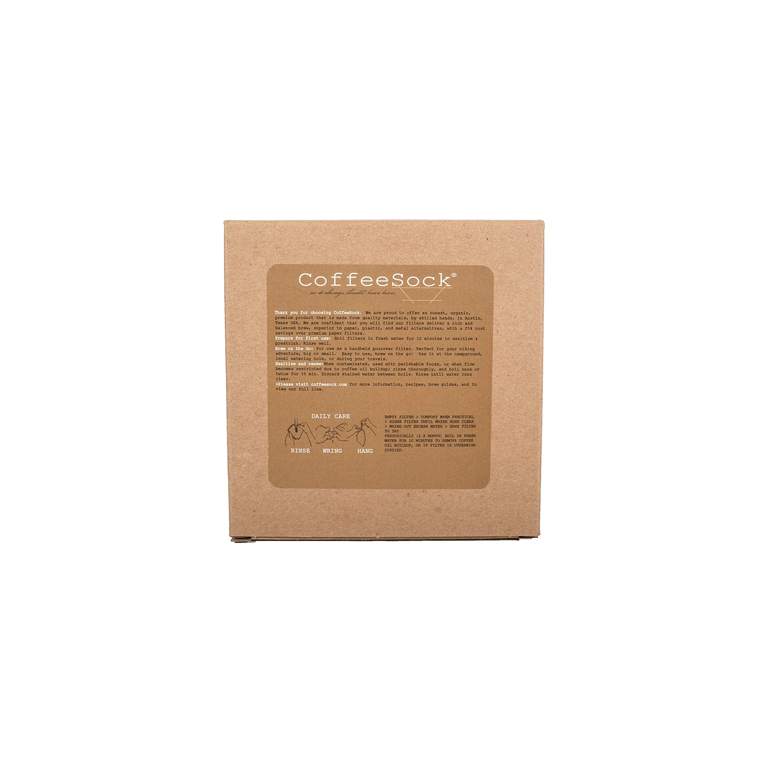 COFFEE SOCK Travel Filter, 1 EA