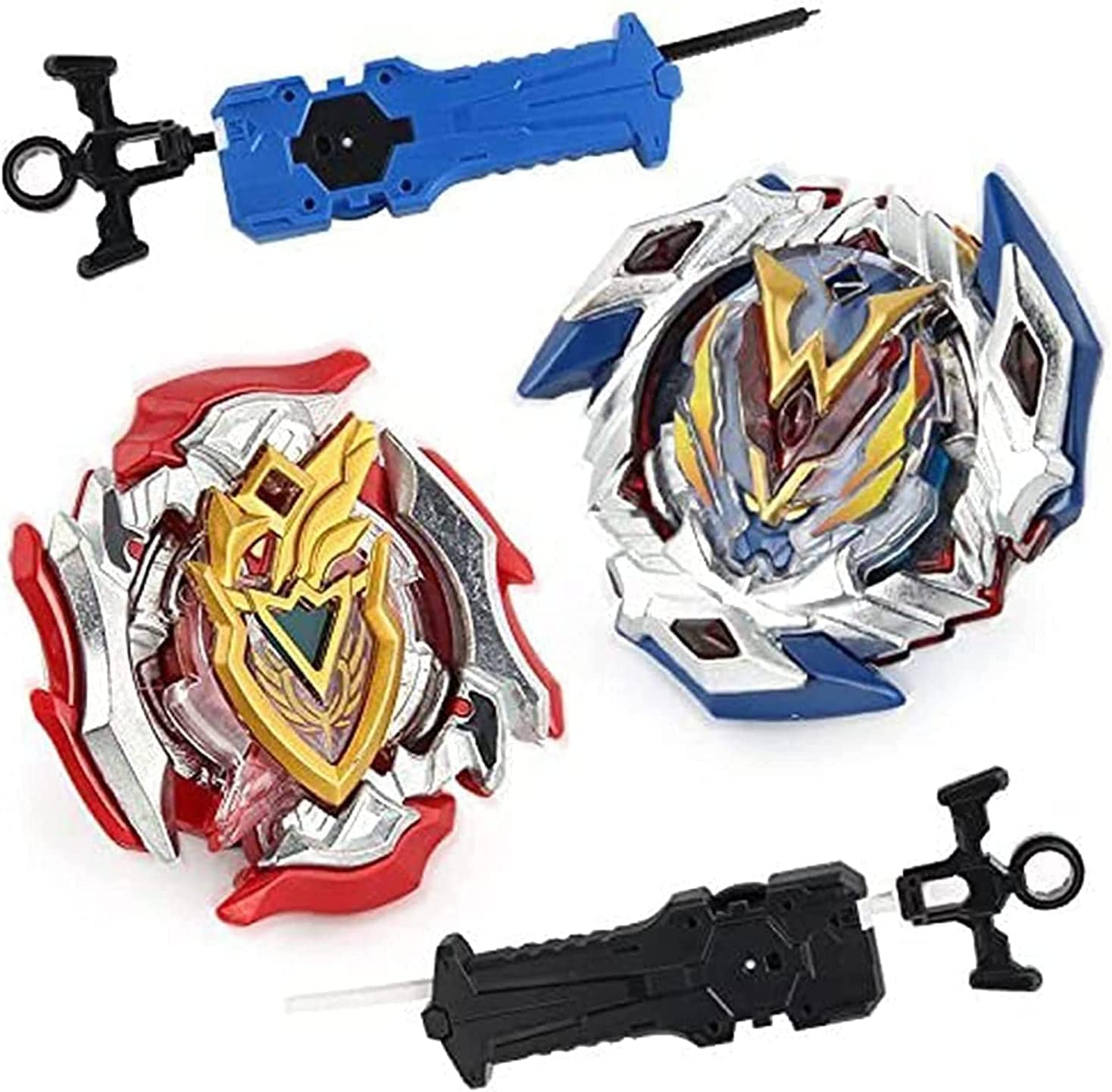 OBEST Battling Tops Burst Starter Includes String Launcher Metal Fusion Battle Top (2 packs)