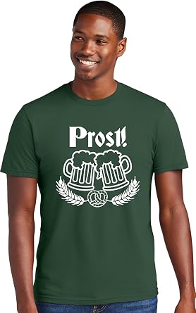 Go All Out Adult Prost! Oktoberfest German Cheers Deluxe Soft T-Shirt