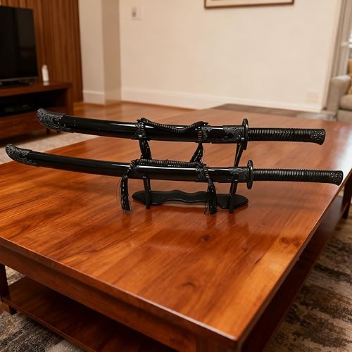 Miniatura 7 de Espada Hmong de polipropileno de alta resistencia para entrenamiento de artes marciales, espada antigua Samurai con funda para práctica y