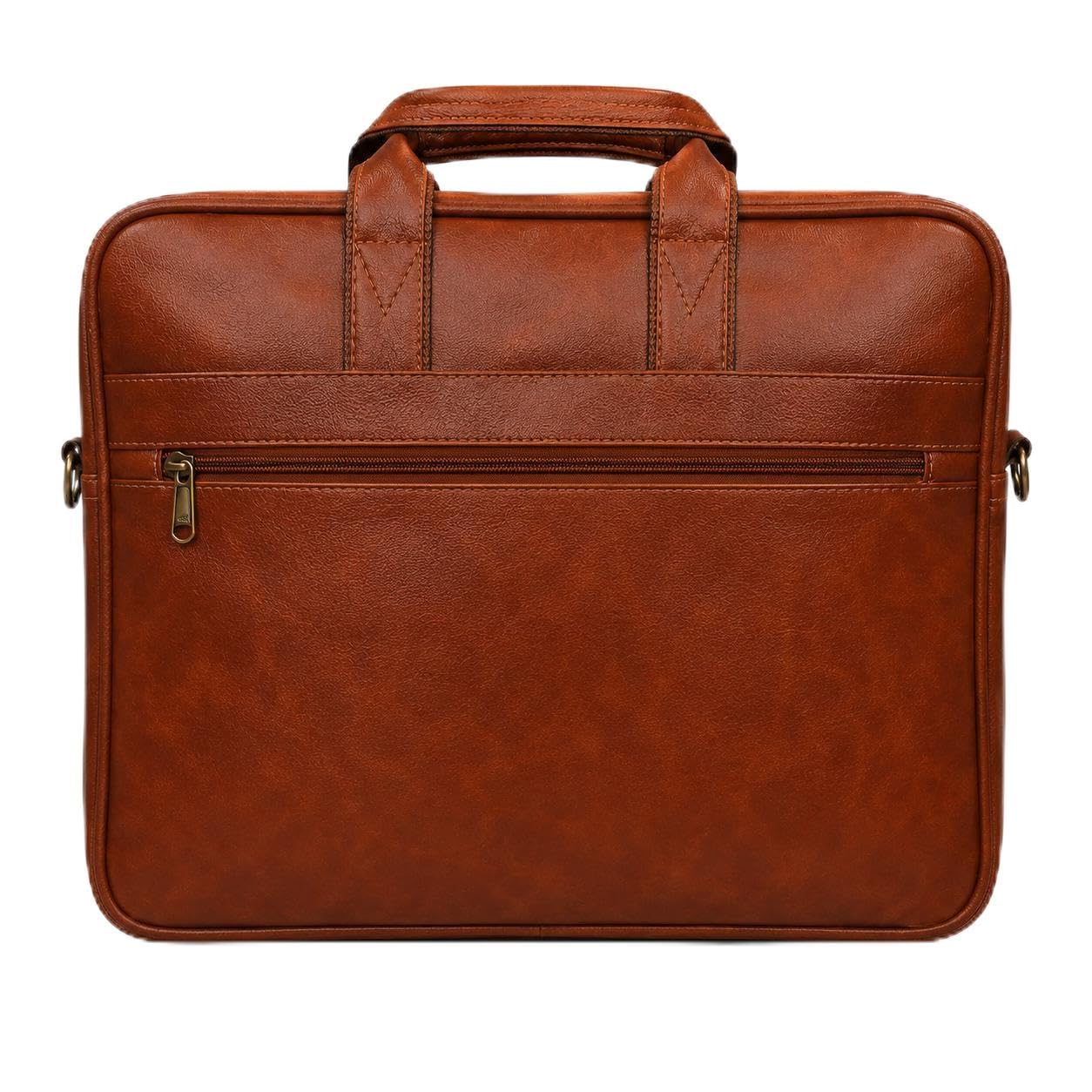 PU Leather Laptop Office Bag for Men | Executive Business Briefcase | Multi Pocket-image-16