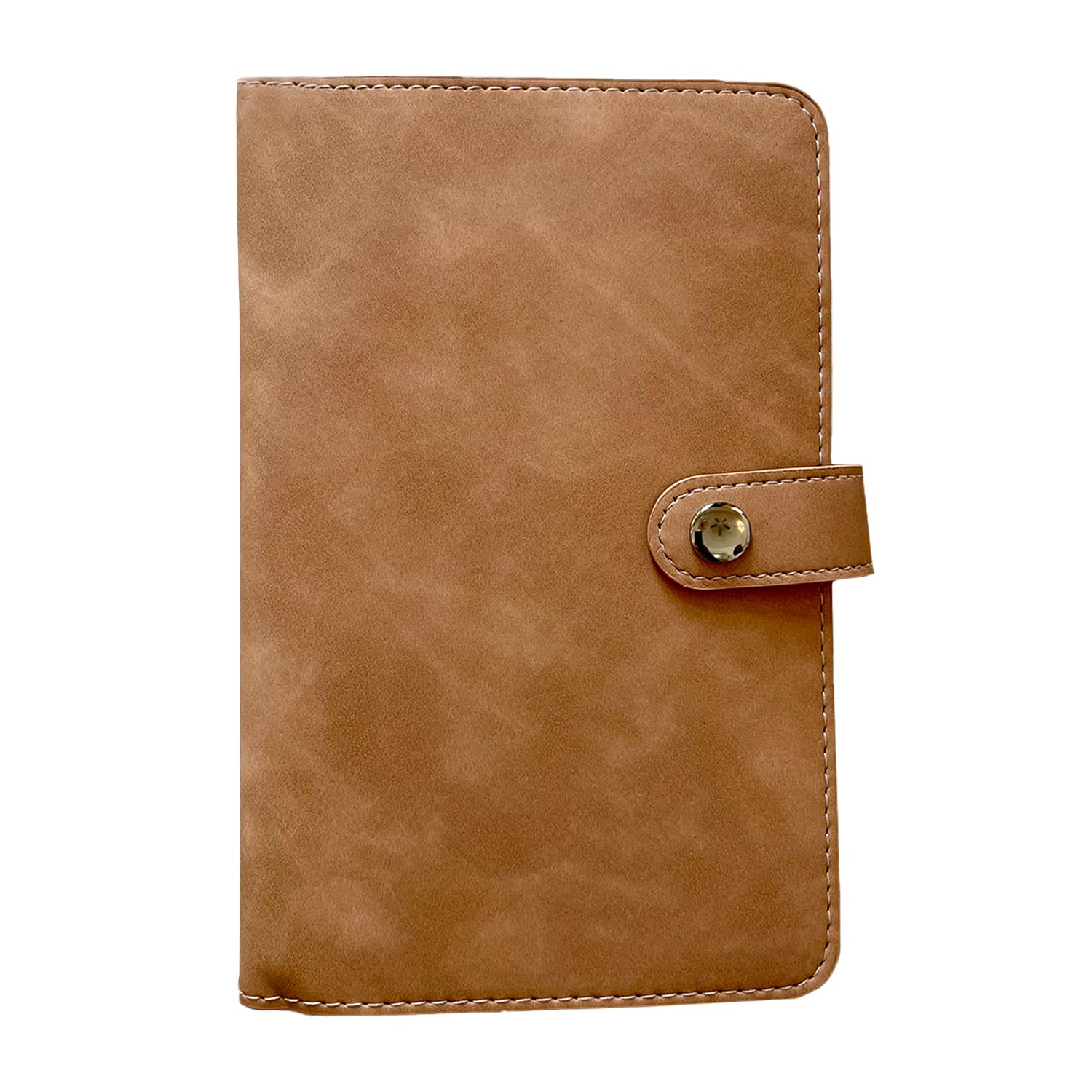 GenericCamel Beige Faux Leather Multi-Use Refillable Artistic Companion, A Stylish and Functional Refillable Accessory for Expressive Writing, Organization, and Planning