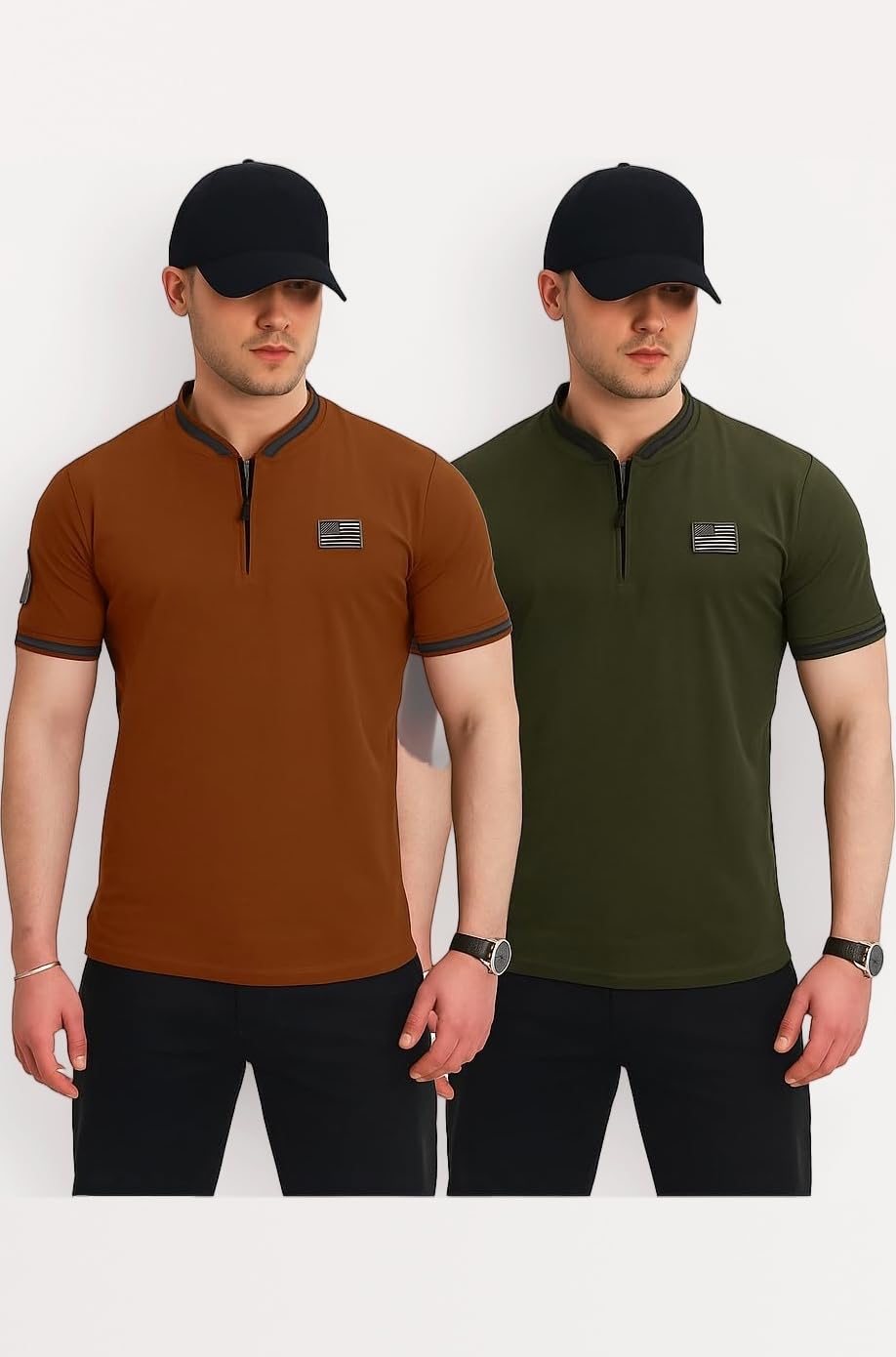 Lymio Polo T Shirt for Men || T Shirt for Man || Collar T Shirt Style Men (Packs Also Available) (Polo-51-54)
