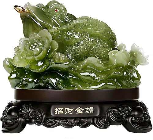 BOYULL Feng Shui - Estatua de rana de dinero tres patas rana de riqueza o sapo de dinero decoraciĂłn de Feng Shui 69 pulgadas de ancho x 65 pulgadas BOYULL Feng Shui - Estatua de rana de dinero tres patas rana de riqueza o sapo de dinero decoraciĂłn de Feng Shui 69 pulgadas de ancho x 65 pulgadas