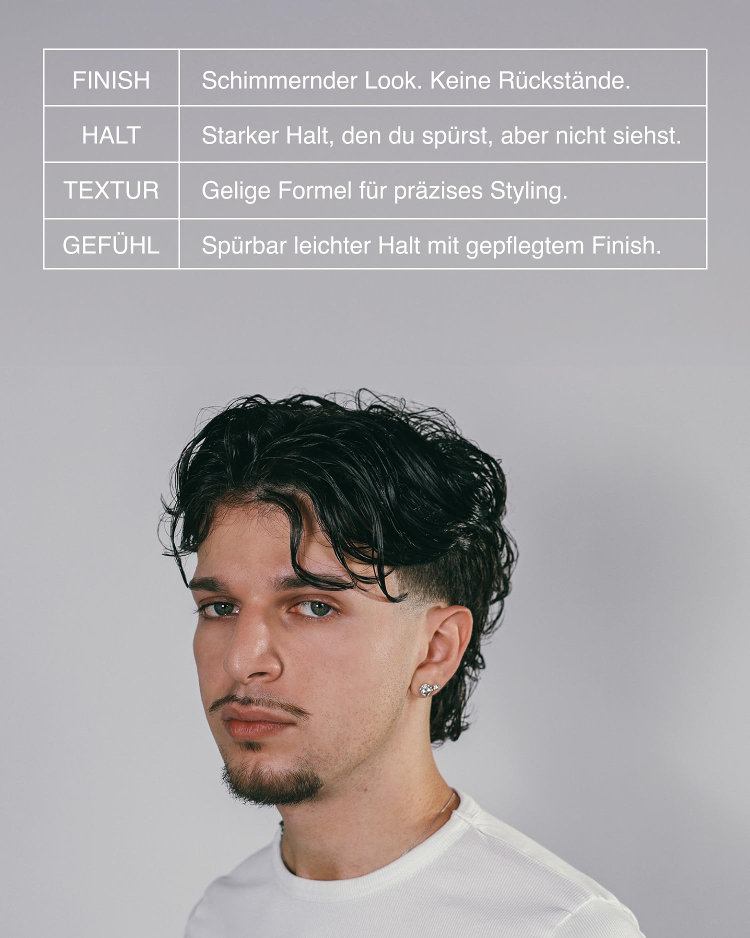 Haarwachs Glanz 150ml | Professioneller Wet-Look & Starker Halt | Barber-Qualität Styling Wax | Wassermelonen-Duft