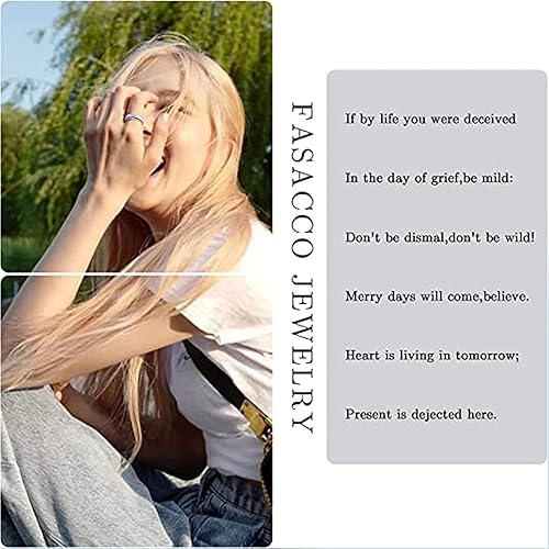 Miniatura 9 de Frostaly - Anillo giratorio de iones de potasio anillo spinni de iones de potasio colorido anillo de acero inoxidable con purpurina anillo giratorio