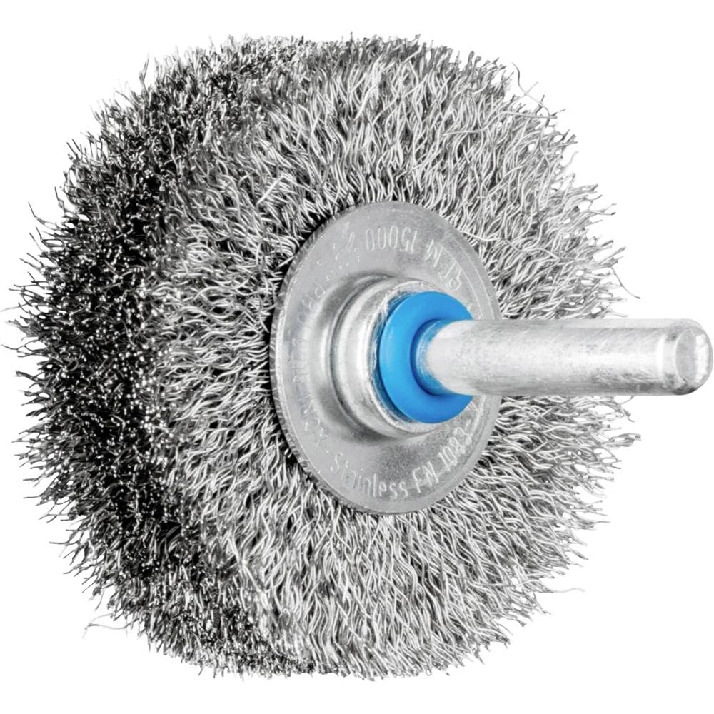 PFERD Round Brush Untwisted RBU, Unbraided; Trimming Material Stainless Steel 0.20 Mm, diameter 50