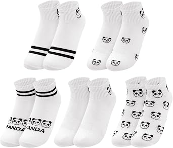 Ankle Socks for Women 5 Pairs Cotton No Show Socks Casual Low Cut Socks