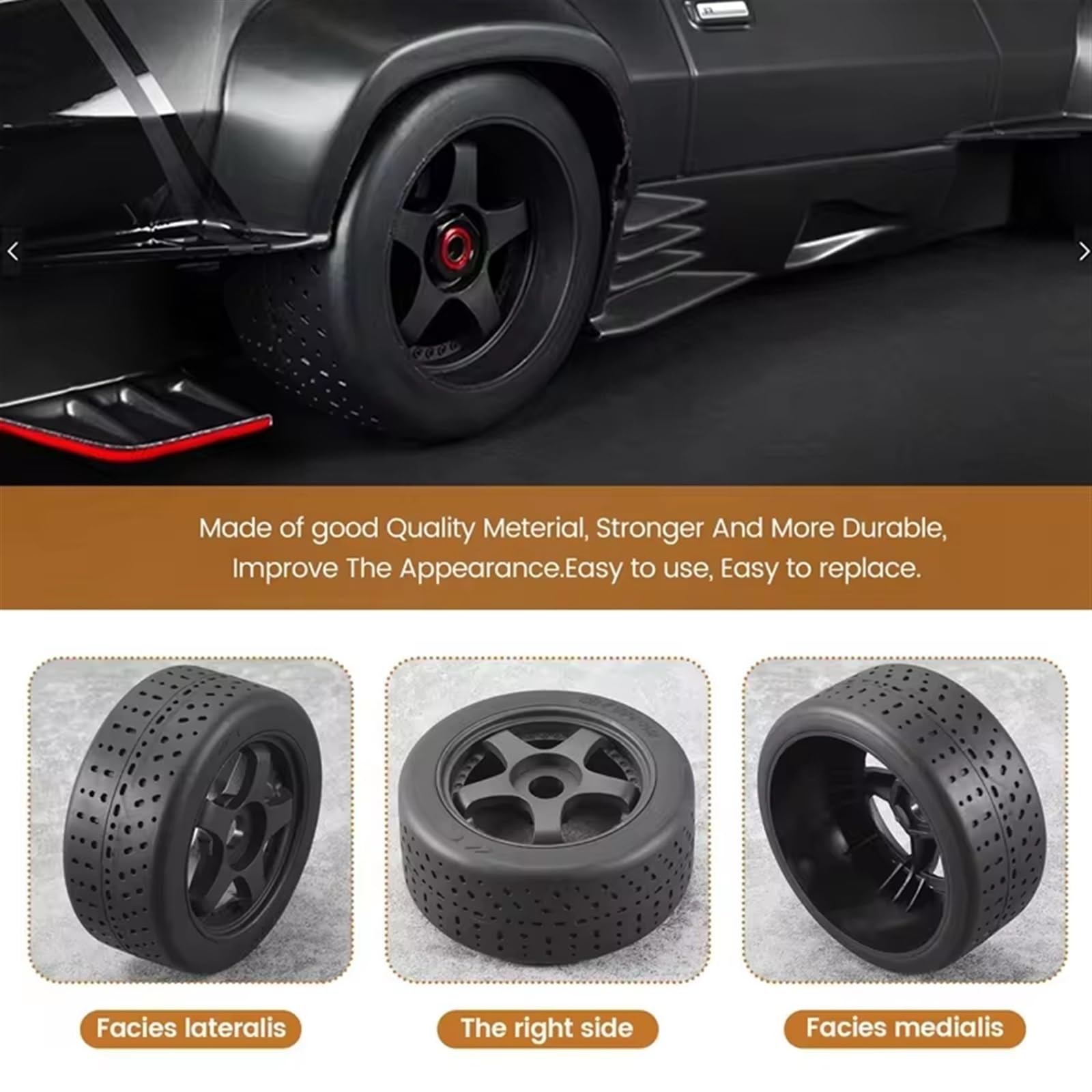 RC Pneumatici Pezzi Per Arrma 1/7 Per Infrazione Per Crimine Per Limitless RC Auto Parti Di Aggiornamento 4 Pezzi 100X42mm 5 Razze Pneumatico 17 Millimetri Ruota Esagonale