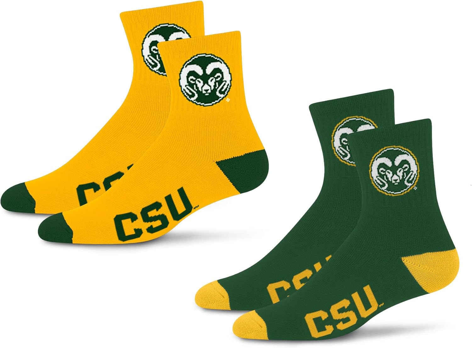 For Bare Feet NCAA unisex-adult Quarter Sock