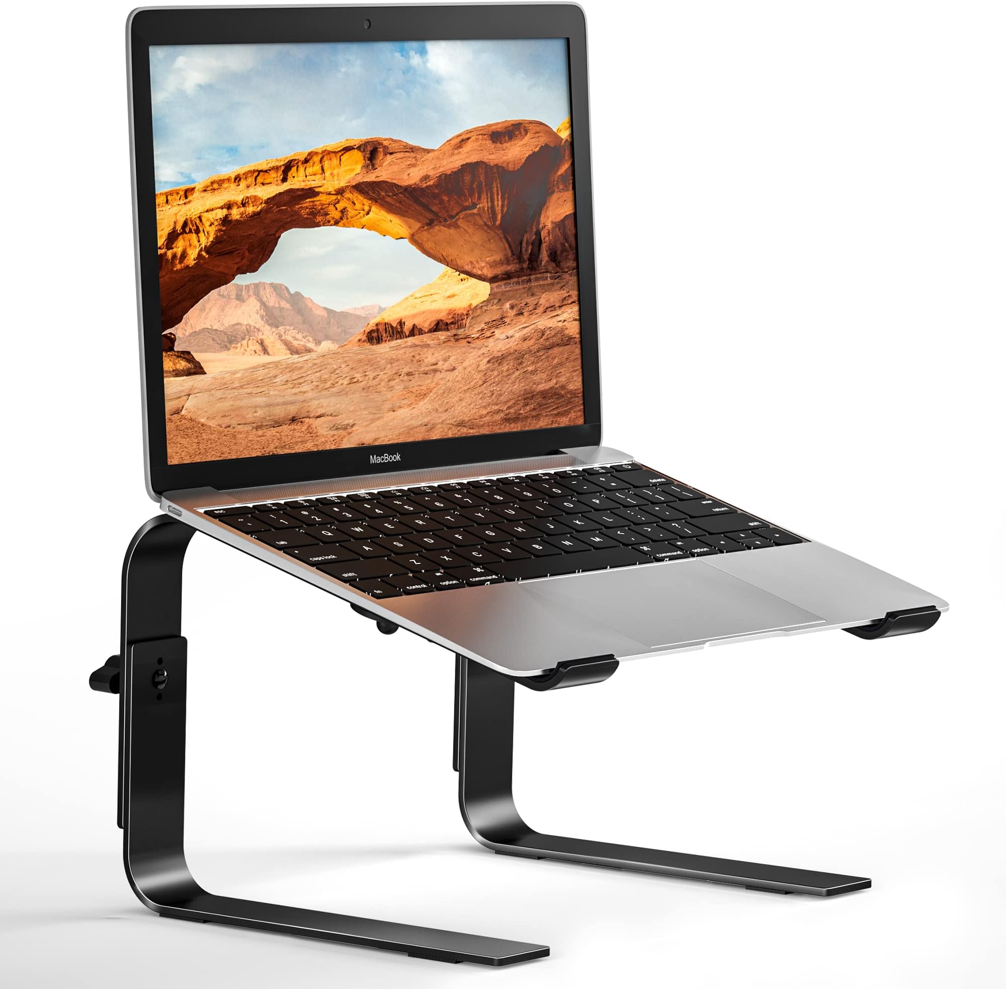 Adam Hall Stands SLT 001 E - Laptopständer, schwarz : Amazon.de ...