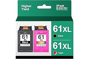 61XL Ink Cartridges Combo Pack for HP Printer