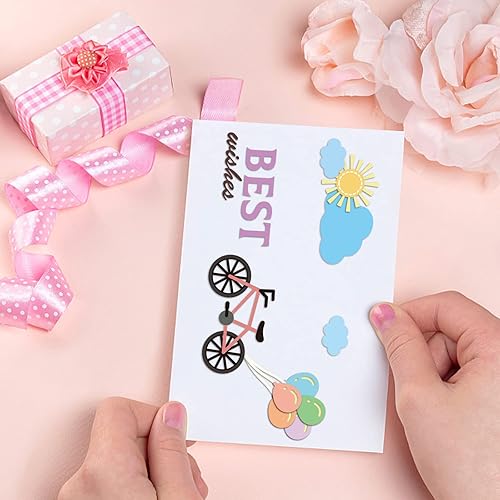 Miniatura 2 de GLOBLELAND Troqueles de corte de transporte para hacer tarjetas, camión, coche, helicóptero, tren, troqueles para bricolaje, álbumes de recortes