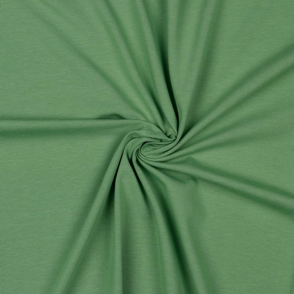 Jersey Fabric Plain Sold by the Metre Tex Standard 100 + GOTS Certified 69 Colours to Choose From (063 I Mint Green, 50 x 150 cm) โ image 1