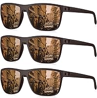 Vista 51 de KALIYADI Gafas de sol polarizadas para hombre, gafas de sol ligeras con protección UV para conducir, pescar y jugar golf