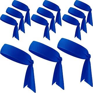 Willbond 12 Pcs Tie Headbands for Women Men