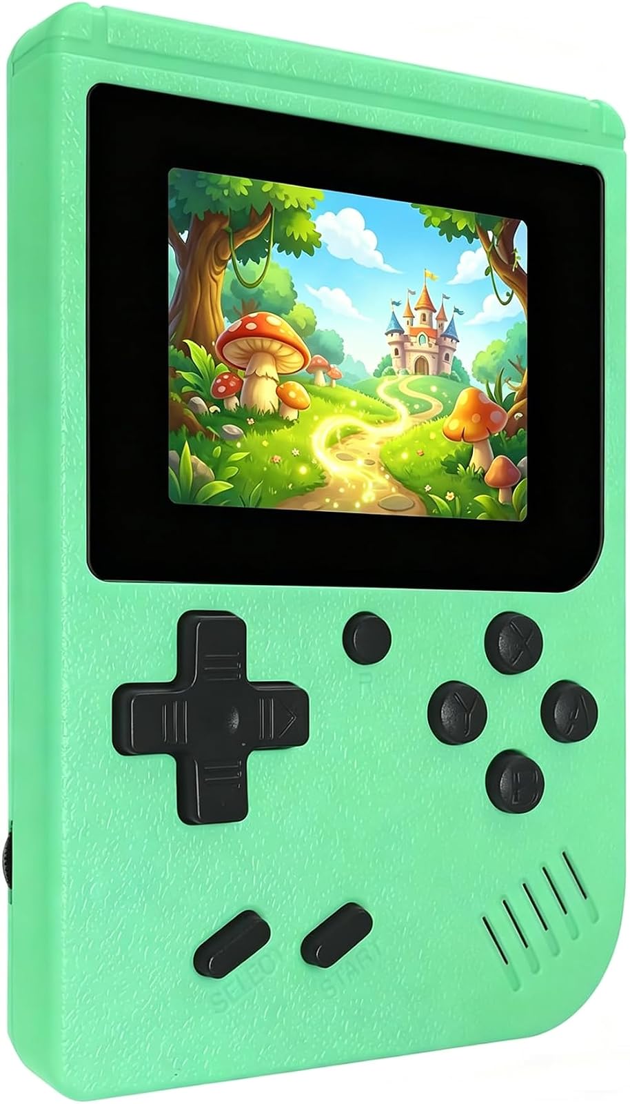 Mini Retro Handheld Game Console, Portable Video Game Player with 3.0 Inch IPS Screen, Built-in 400 Classic Games & Rechargeable Battery, Travel Arcade Gaming Console (Green)