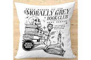 Gothic Decorative Book Throw Pillows for Book Lovers