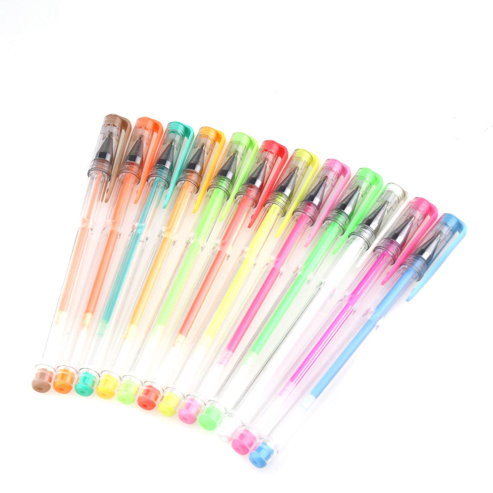 Amazon.co.jp: ゲルペン アート グリッター ネオン メタリック