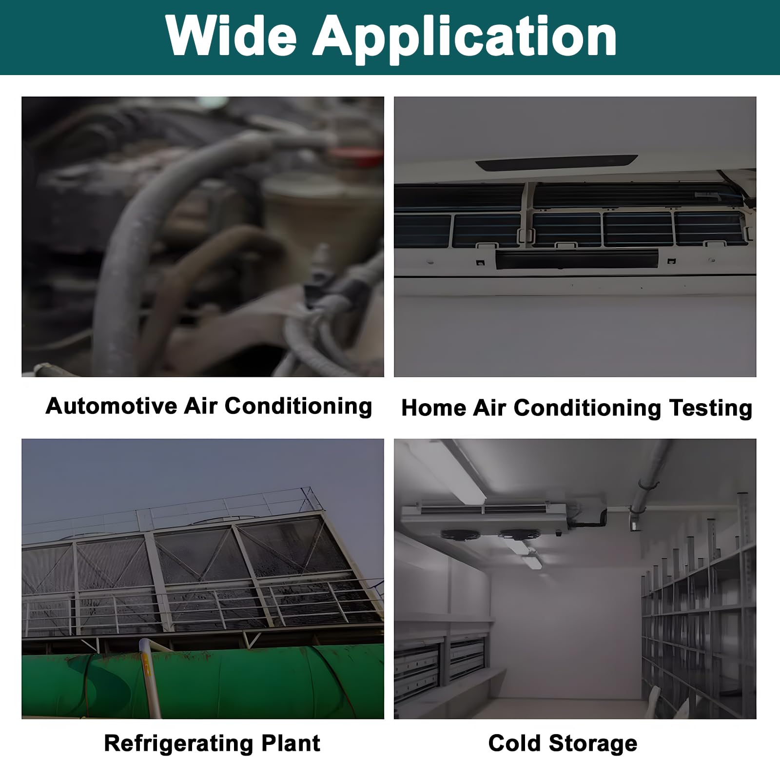 Manometro Azoto, 0-60 Bar Manometro Gas Refrigerante R134a R22 R407C R410A, Strumento di Test della Pressione del Manometri for la Pressione dell'Azoto di Refrigerazione dell'Aria Condizionata