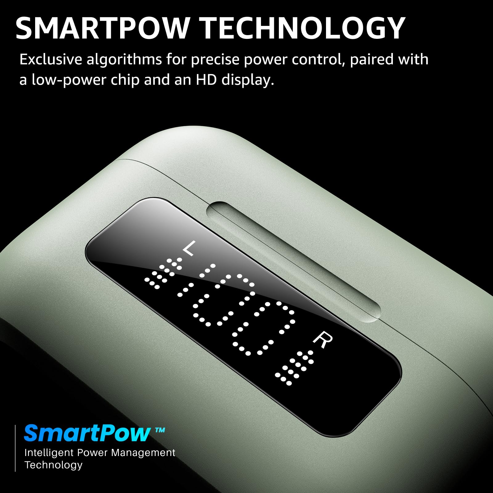 TOZO NC3 bezprzewodowe słuchawki Bluetooth 5.3, słuchawki douszne z hybrydową aktywną redukcją szumów, 6 mikrofonów, 55 godzin, wyświetlacz cyfrowy, sterowanie aplikacją, wodoszczelność IPX8