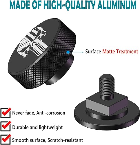 Miniatura 2 de Capucha de soldadura para casco de tubería, 1 par de sujetadores negros con patrón de bandera de Estados Unidos de aluminio, accesorios de repuesto