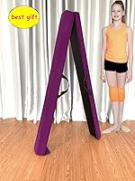 Vista 7 de MARFULA Viga de Gimnasia Plegable de 6 PIES / 8 PIES / 9 PIES Viga de Equilibrio de Espuma para Suelo - Extra Firme - Cubierta de Gamuza - Parte