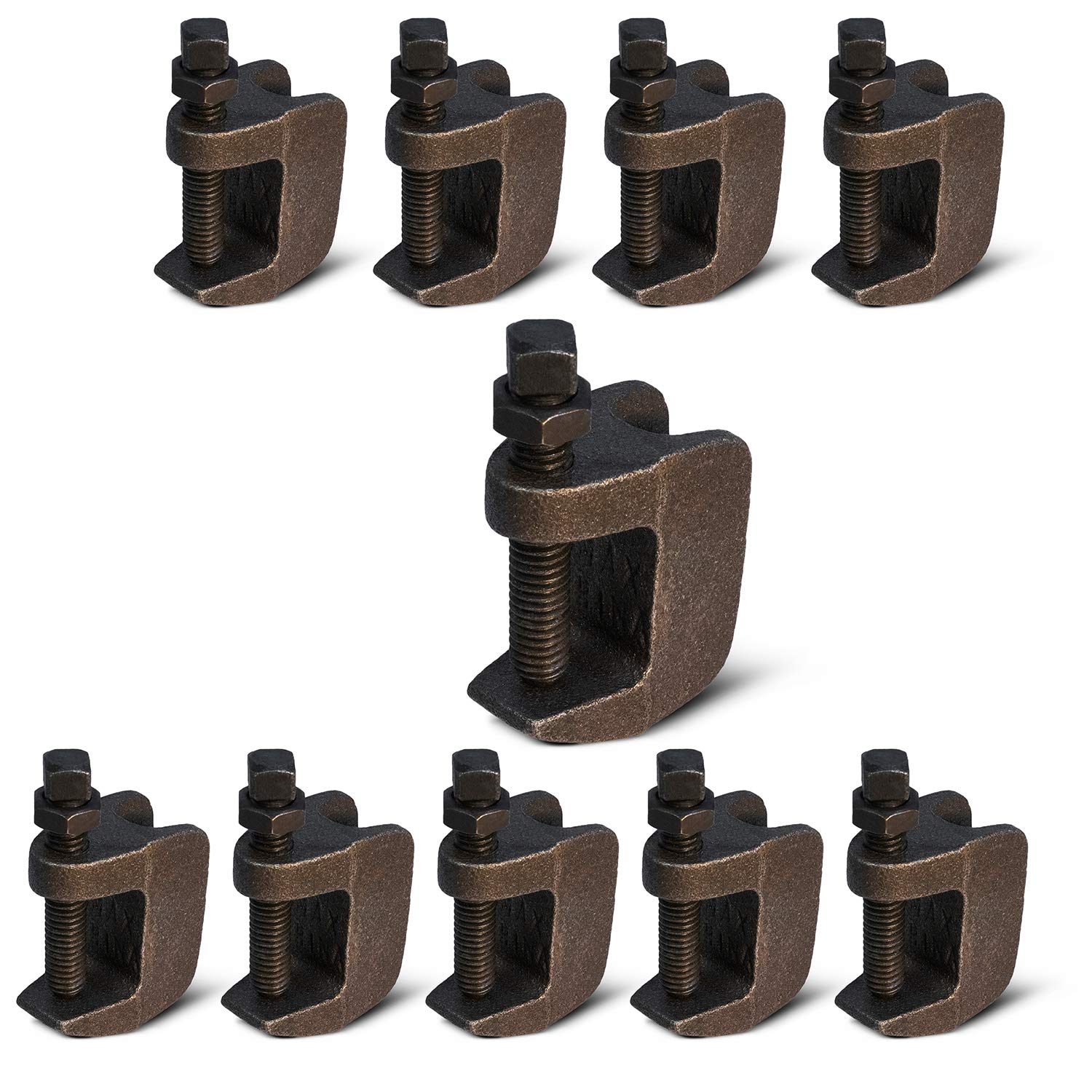 Highcraft Wide Mouth Beam Clamp For 5/8 In. Threaded Rod In Electro Galvanized Steel (5-Pack - View #6