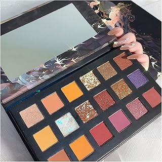 Paleta de sombra de ojos de color tierra mate...