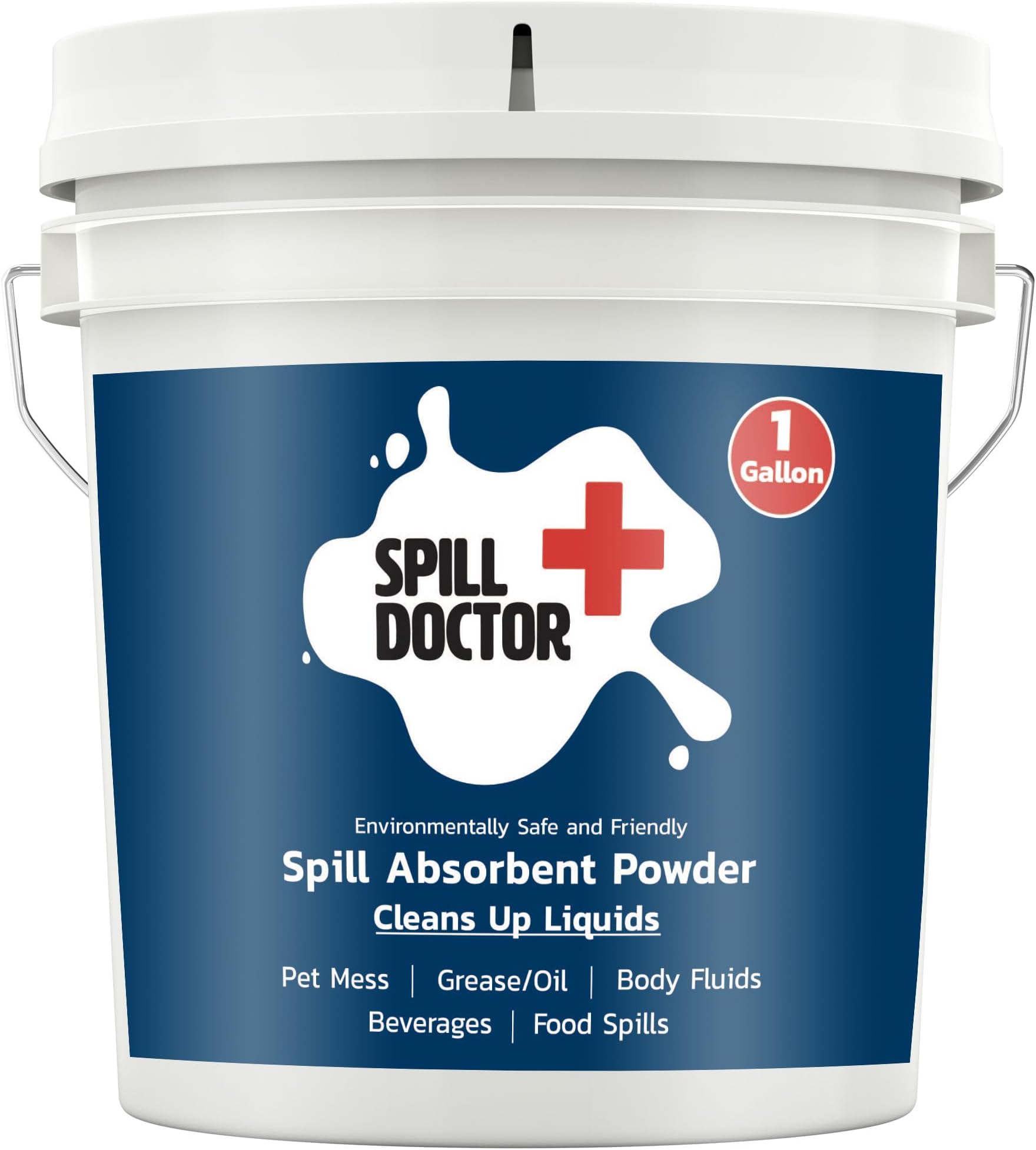 Absorbent Powder for Liquid Spills, Pet Accidents, Grease, Oil and Biohazards - A Quick Cleaning Solution for Home, Industrial, and Commercial Use