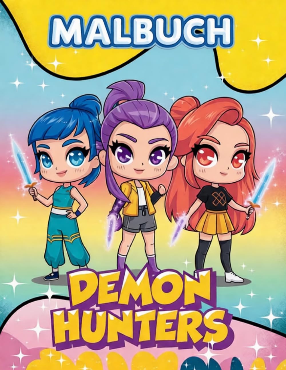 Demon Hunter THE coloring Book: Encourages creativity, patience, and fine motor skills through coloring