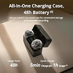 DJI Mic Mini (2 TX + 1 RX + boîtier de chargement), microphone lavalier sans fil pour appareil photo/iPhone/Android, ultraléger, audio riche en détails, 48h d'utilisation, réduction du bruit, limitation automatique, vlog, streaming