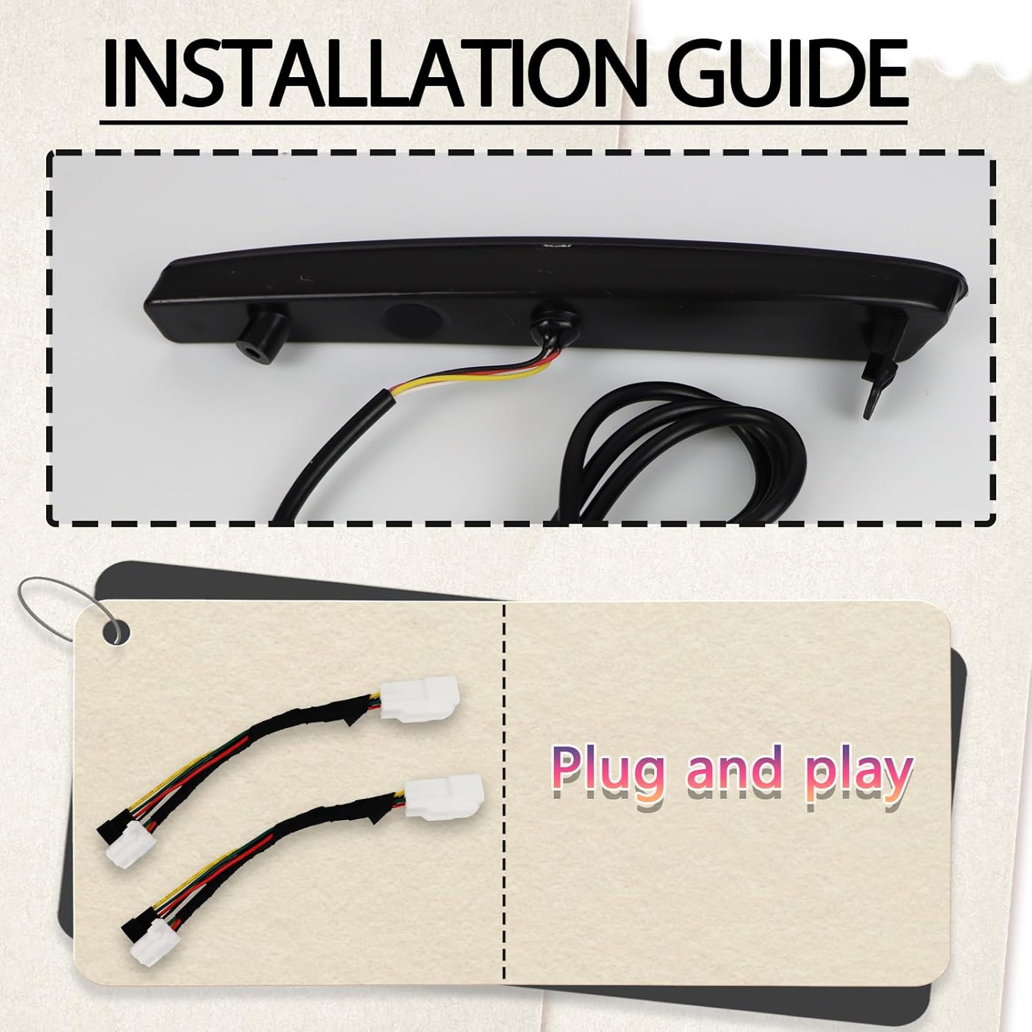 Full LED Rear Reflector Fog DRL Kit for Toyota Corolla 2021-2023 L LE XLE, Function as Dynamic Sequential Turn Signal Lights，Brake Light, Bumper Lamps (Fishbone Smoked)