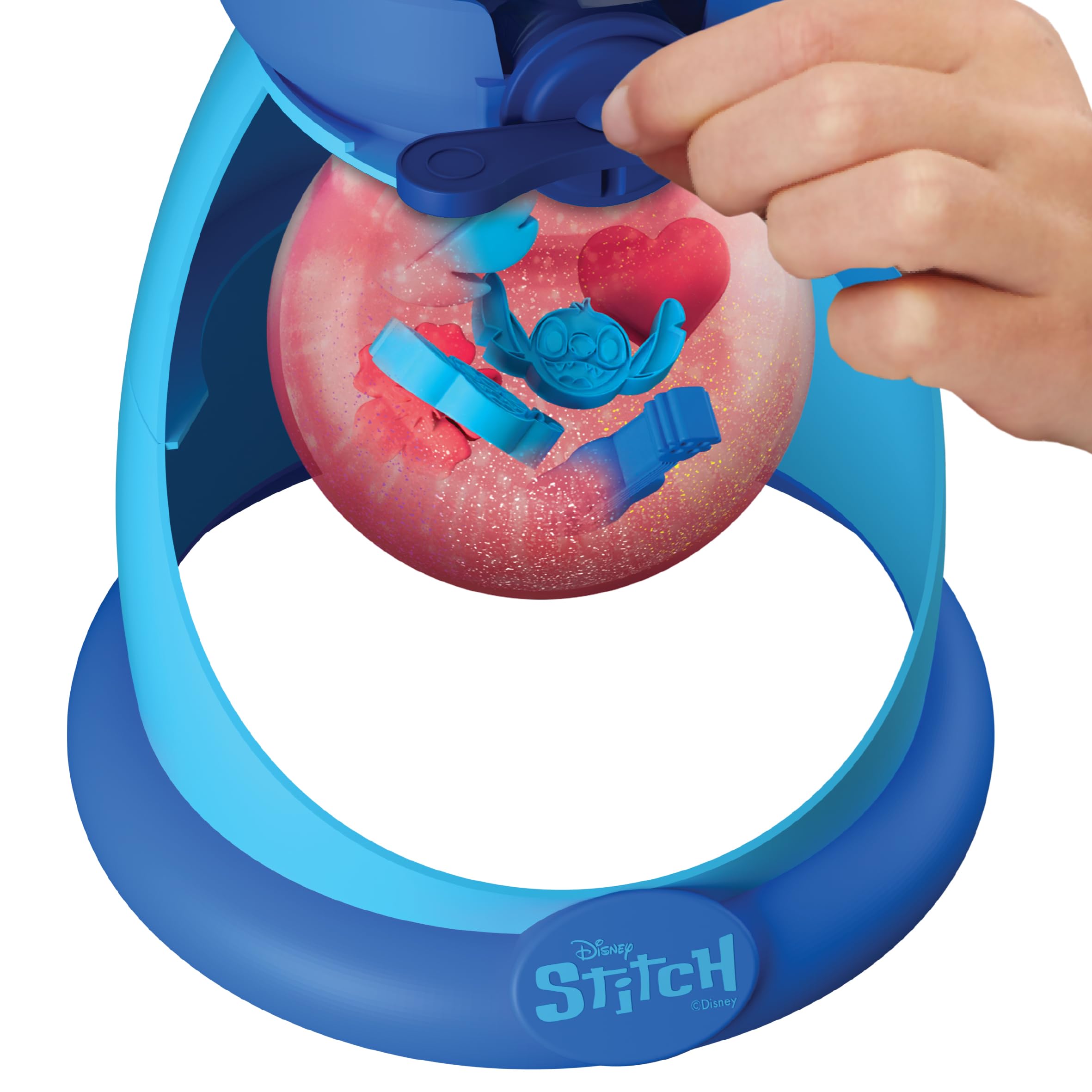 The Squeeze Ball Creator Stitch - DIY stressball for boys and girls - Playset with reuseable squeeze ball manufacturer and accessories - Creative play for children 5+