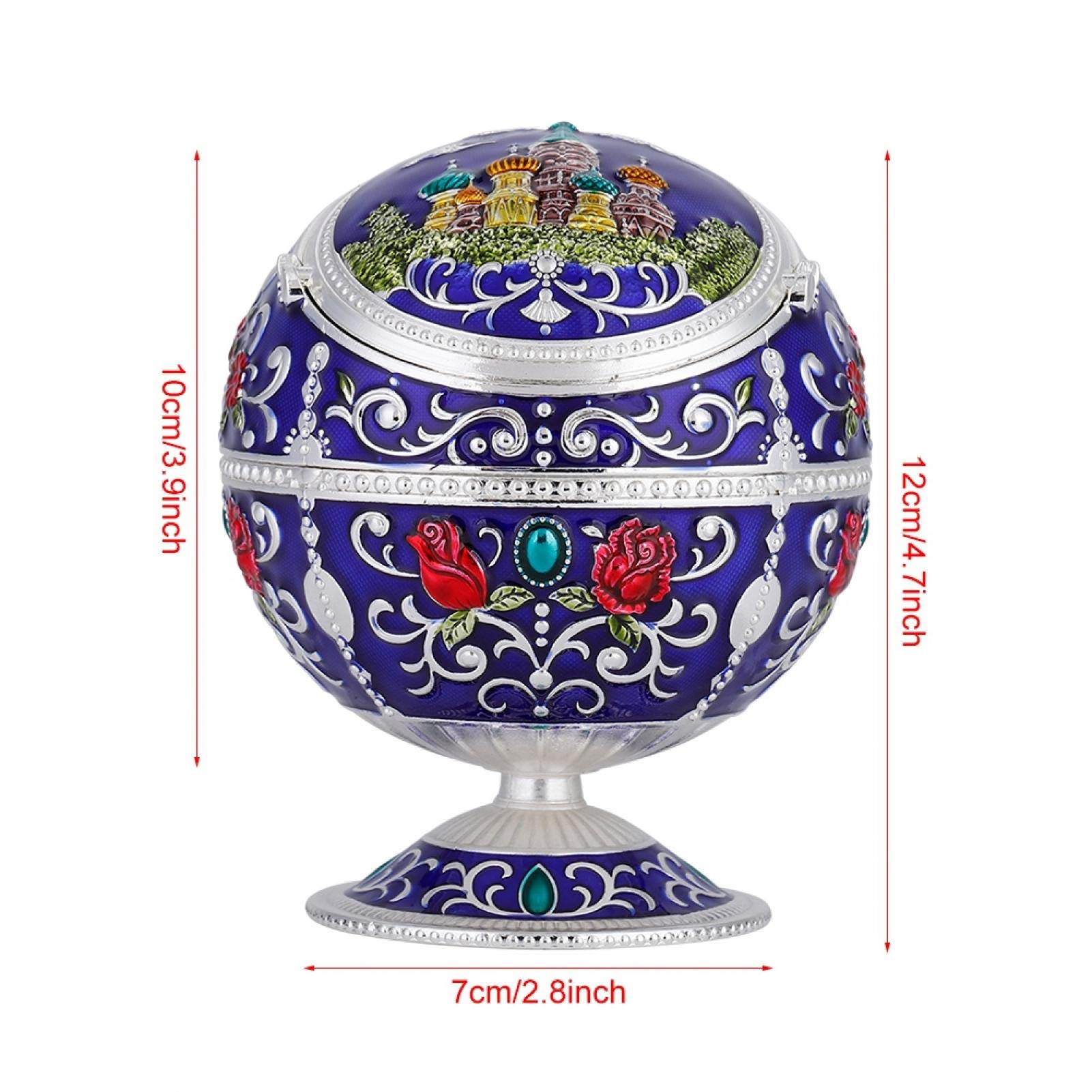 Black Plastic Ashtrays 2 pack