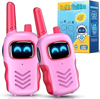 Adeokay Toy Girls 3 4 5 6 7 8 9 10 Years, Girls Gifts 3-10 Years Walkie Talkie Children Outdoor Games for Children Girls 3-12 Years Gift Ideas Walki Talki Children