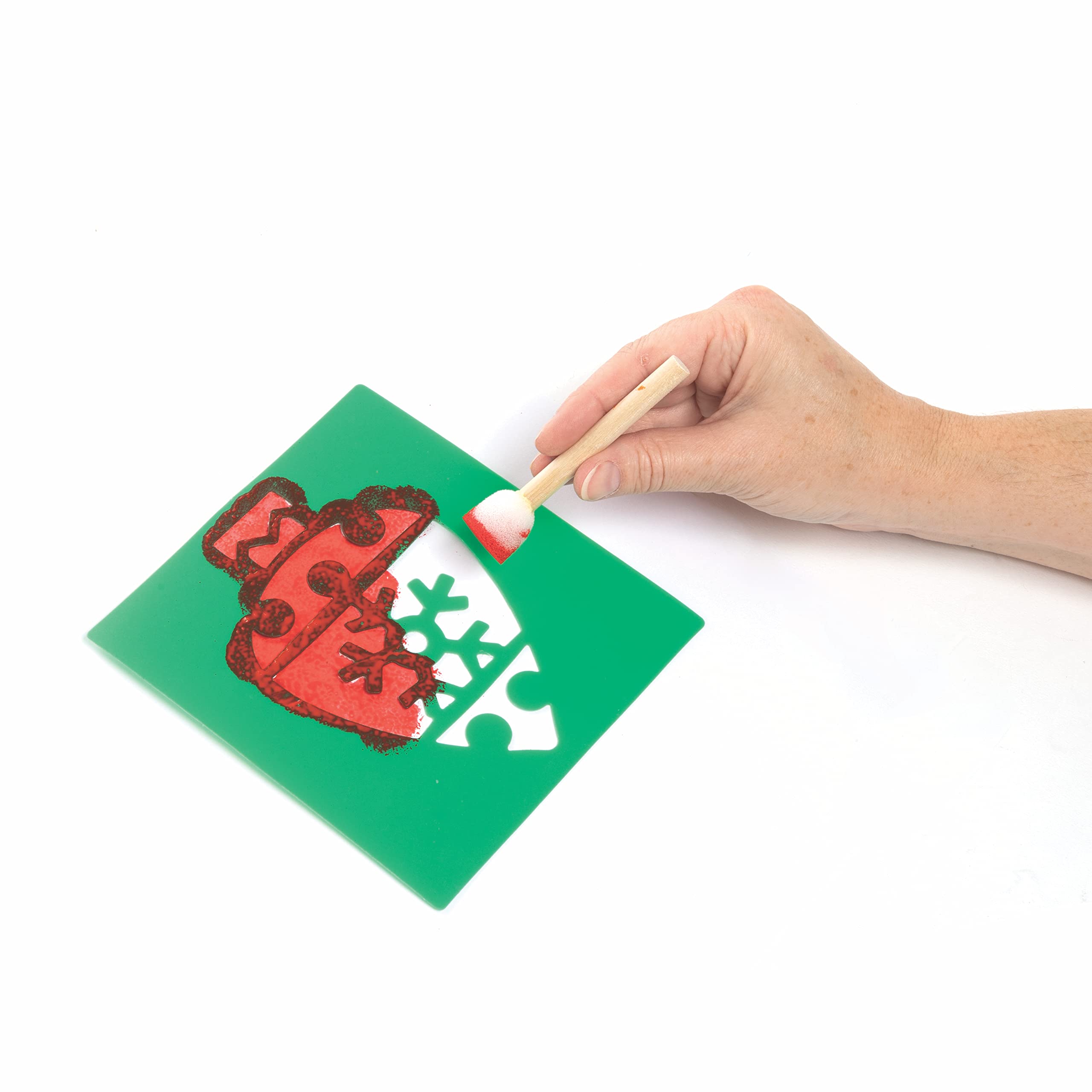 Baker Ross AR654 Kunststoff-Schablonen, ideal für Kinder zum Gestalten und Gestalten von Halloween-Themenbüchern, Karten und Bildern, perfekt für Zuhause, Schule und Bastelprojekte (6 Stück), sortiert