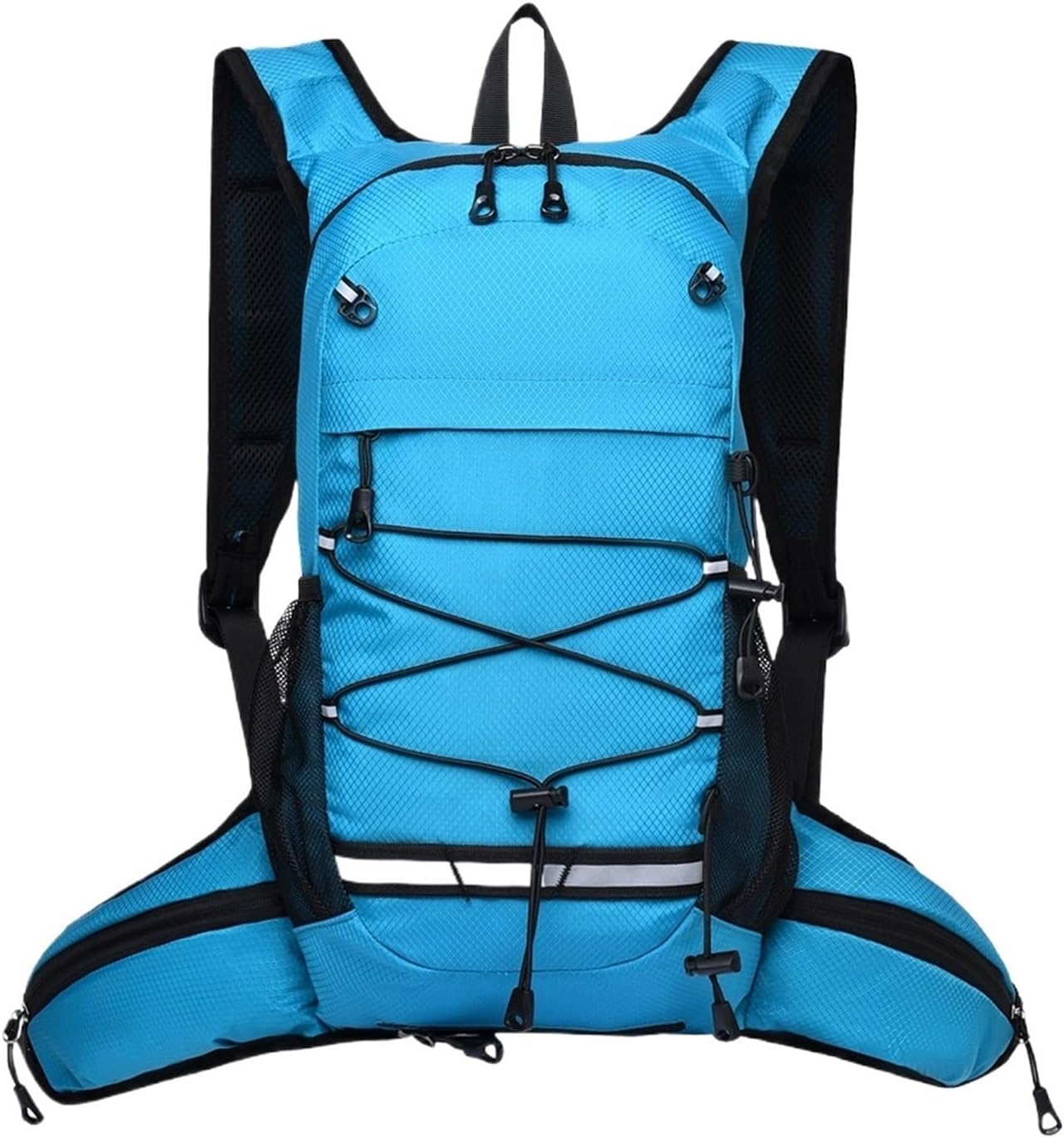Outdoor Cycling Backpack Portable Waterproof Bicycle Bags Sports Climbing Hiking Pouch Road Bike Hydration(RED COLOR)