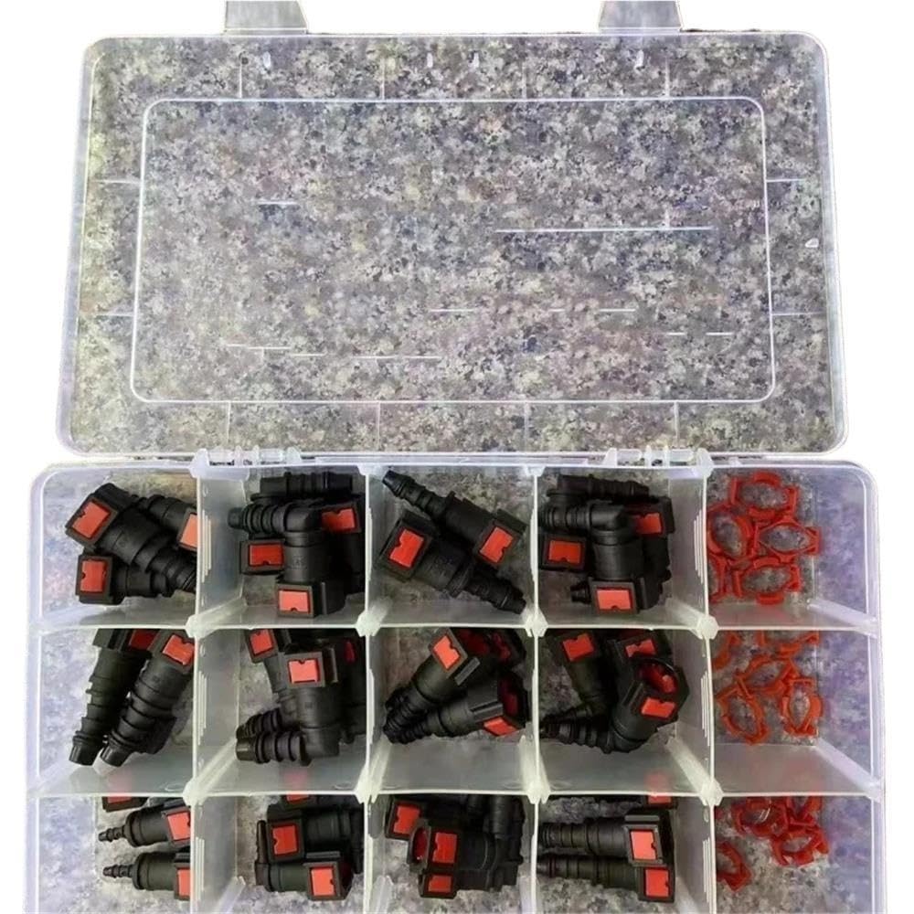 Kit de tubería de combustible con conector rápido de bomba de urea, 24 Uds