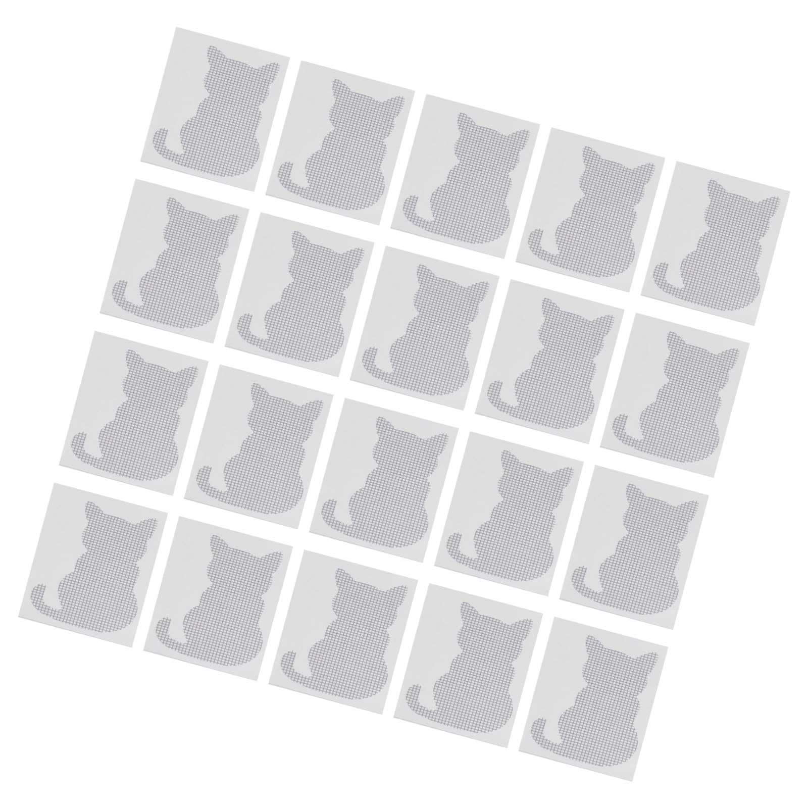 Limtula B Adhesive Repair Mesh Set, Fiberglass Mender Pieces, 20 Count For Patio, Window, And Door Care Window Repair Mesh Adhesive Mender