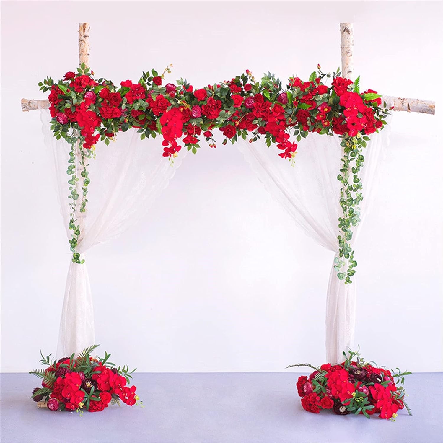 人気ブランド多数対象 ウェディングブーケ シミュレーションフラワーアーチフラワーアレンジメントロードウェディングアレンジメントステージtステージ背景壁花装飾小道具 永遠の花 D Color