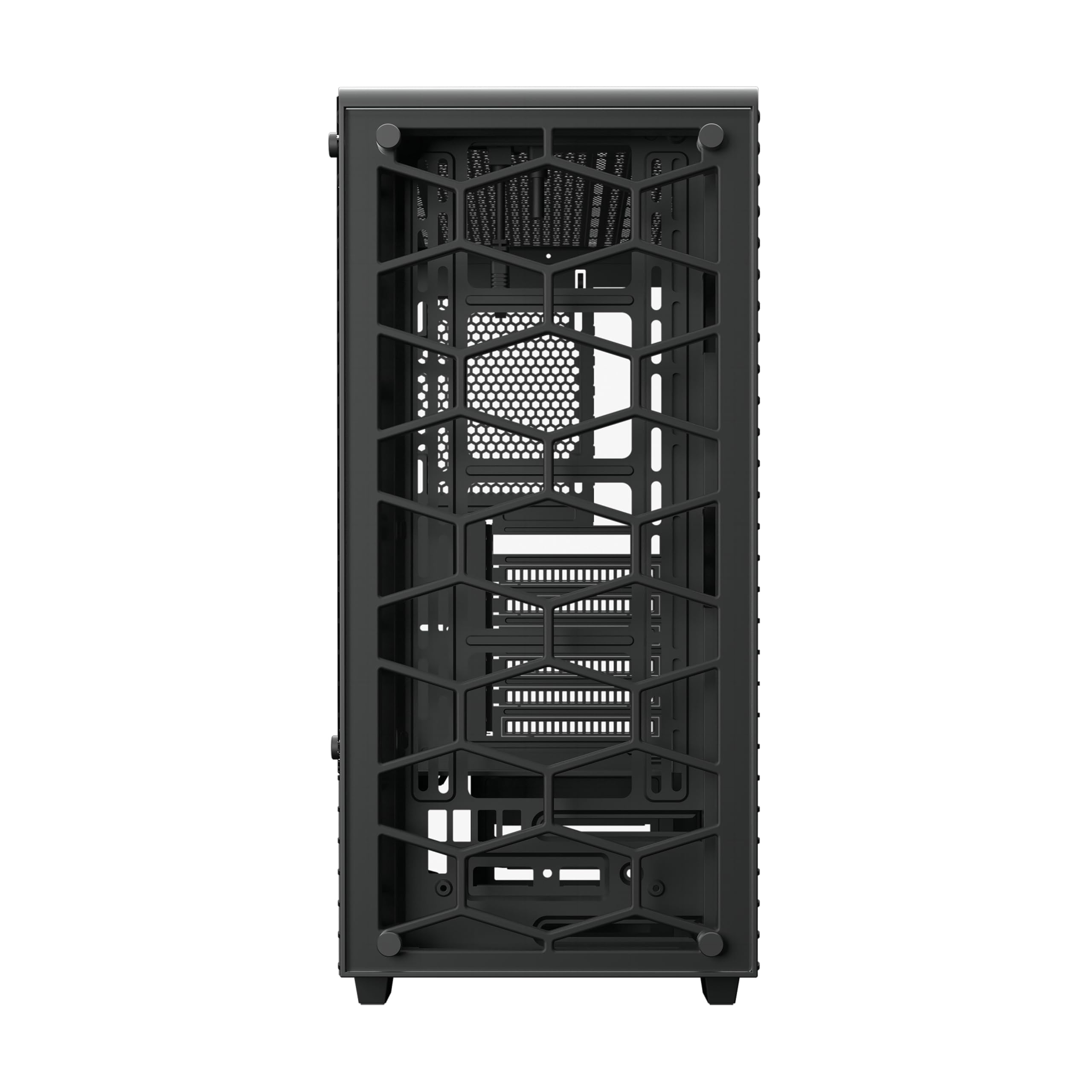 Redragon - GC-624 - Case per PC da gioco ATX - Custodia per PC da gioco in vetro temperato - Custodia per PC con pannello laterale in vetro temperato e filtro antipolvere magnetico